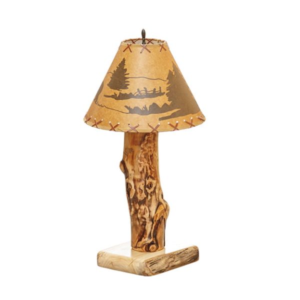 Log Cabin Rustic Lamp
