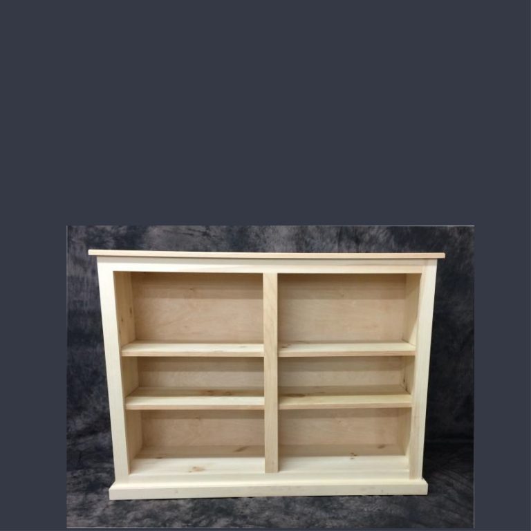 Simple Pine Bookcase 4 x 3 ft Country Cottage Furniture