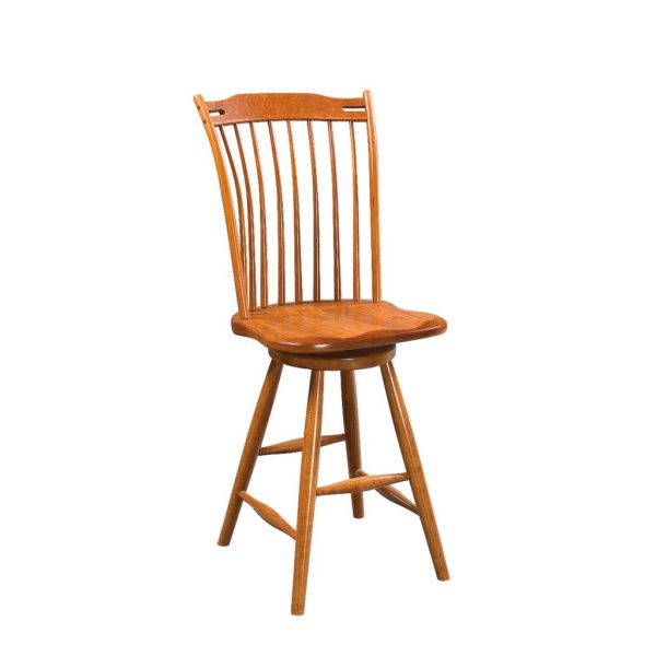 Thumbback Swivel Stool